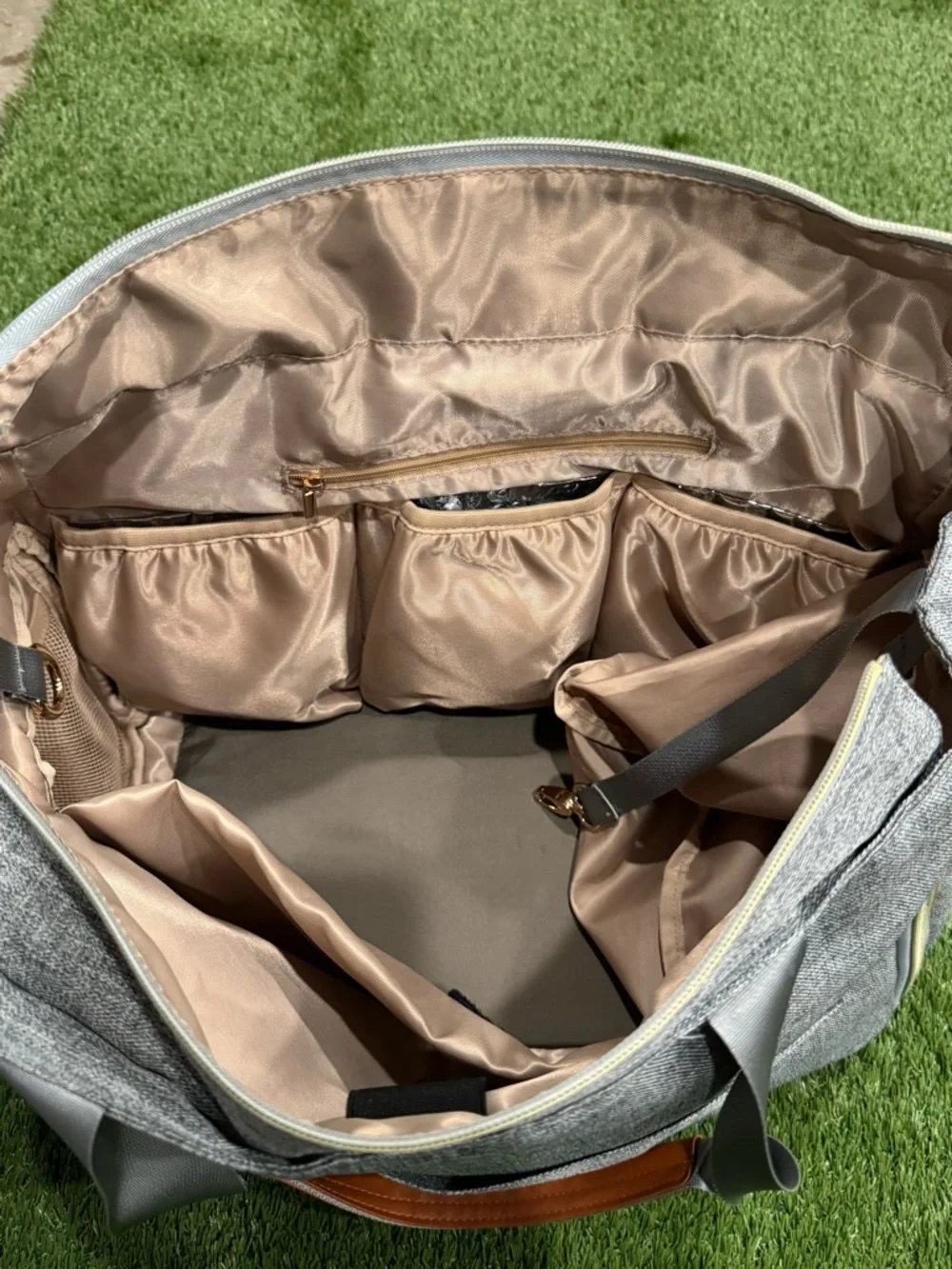 Mommore Breast Pump Bag Diaper Tote Bag‎ w/ 15 Inch Laptop Sleeve Shoulder Strap